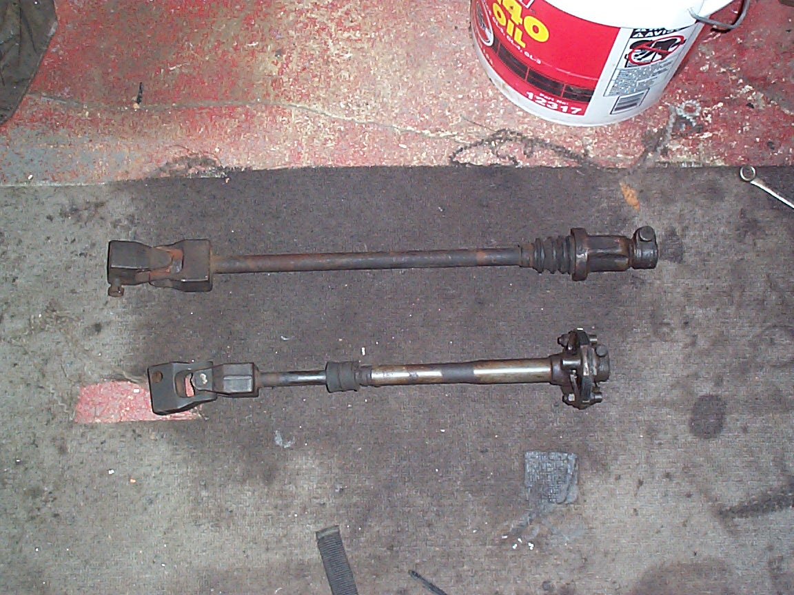 Replacing steering rag joint with ujoint Ford Bronco Forum